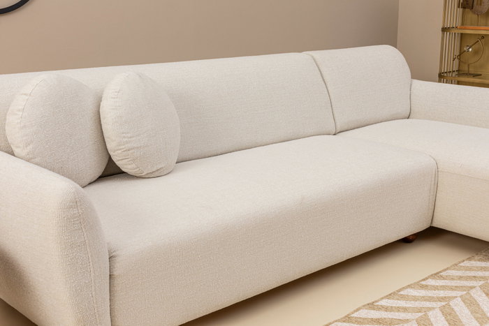 Atelier Del Sofa Sofá Esquinero Right (L3-CHL) Blanco 162 x 273 x 93 x 86 cm